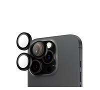 Protector de lente de cámara PANZER GLASS Hoops para iPhone 16 Pro / Pro Max 2024 de 6,3'' Pro / 6,9'' Pro Max (Negro)