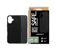 PanzerGlass - SAFE. by ® TPU Case Black iPhone 16 funda para teléfono móvil Negro