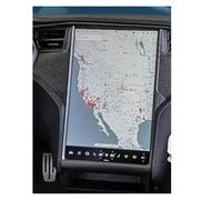 Protector de Pantalla para navegador GPS de Coche Tesla Model X 2017-2021, Protector de Pantalla de Vidrio Templado de 17 Pulgadas para Radio de navegación GPS de Coche, antiarañazos.