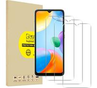 Protector de Pantalla para Xiaomi Redmi 10C, [3 Unidades] Cristal Templado para Xiaomi Redmi 10C,Vidrio templado 9H,Sin Burbujas, Alta Definicion,Anti-Arañazos