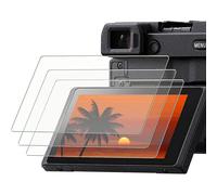 Protector de pantalla PCTC compatible con Sony Alpha A6600, A6100, A6400, A6000, A6300, A5000, Nex-7, NEX-6, NEX-5 [paquete de 3], vidrio templad