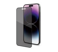 Protector de pantalla Privacy Celly para iPhone 15 Pro Max, Vidrio Templado, Negro