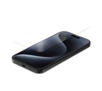 Quad Lock Protector de pantalla de vidrio templado para iPhone 15 Pro y iPhone 15