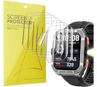 Protector de Pantalla TPU Flexible [6 Piezas] para blackview/LMHTRADE/Baolubao W80 PRO Reloj Inteligente 1.91 Pulgadas- Cobertura Total,Resistente a Arañazos,Anti-Burbujas y HD Transparente (6Piezas)