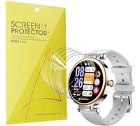 Protector de Pantalla TPU Flexible [6 Unidades] para TOZO S8 Reloj Inteligente 1,32 Pulgadas - Cobertura Total, Resistente a Arañazos, Anti-Burbujas y HD Transparente (6Piezas)