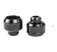 Protector de para horquilla Aluminio 4.9cm para Moto Protector(Black) | Aleación aluminio , para impacto absorbido, instalación para fácil, negro, e-bike