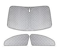 Protector de Parabrisas Compatible con Mercedes GLC X254 2023-2026, 3PCS Cubierta de Parabrisas de Coche, Parasol Coche Termico, Cubierta de Parasol Interna para Automóvil, Parasol Plegable
