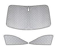 Protector de Parabrisas Compatible con Toyota RAV4 2019-2025, 3PCS Cubierta de Parabrisas de Coche, Parasol Coche Termico, Cubierta de Parasol Interna para Automóvil, Parasol Plegable
