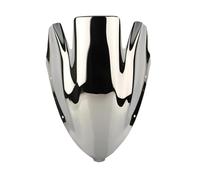 Protector De Parabrisas De Doble Burbuja para Motocicleta para Kawasaki para Ninja 650, 650R, EX650, ER-6F, ER6F, ER 6F (2006-2008). Deflector De Parabrisas(Plata)