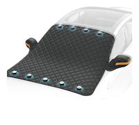 Protector de Parabrisas para Alfa Romeo Alfa 6 1979-1986, Protector Externo Plegable contra Hielo Antihielo, Nieve y Polvo Funda de Invierno,Black-110 * 145cm