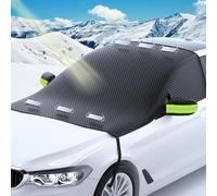 Protector de Parabrisas, para Jeep Wrangler JL 2018-2024 / Gladiator JT 2020-2024 Cubierta Parabrisas Coche con la Cubierta del Espejo Lateral, Antihielo y Nieve, Protección UV,A-258 * 114cm