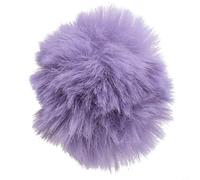 Protector de parabrisas para micrófono 5-10 mm, cubierta de espuma de doble capa para grabadora DSLR Reducción de ruido al aire libre, negro (morado)