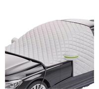 Protector De Parabrisas para Toyota Prado 7seats 2006-2009,Cubierta Parasol Coche Delantero,Funda Plegable Parabrisa Delantero,Nieve Viento y Lluvia,Silver