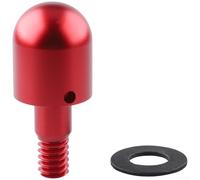 Protector de parachoques de aluminio a medida para vehículos inteligentes que abordan la vulnerabilidad y el desgaste del parachoques (cabeza redonda roja)