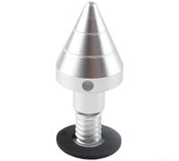 Protector de parachoques de aluminio a medida para vehículos inteligentes que abordan la vulnerabilidad y el desgaste del parachoques (punta puntiaguda plateada)