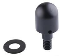 Protector de parachoques de aluminio a medida para vehículos inteligentes que abordan la vulnerabilidad y el desgaste del parachoques (cabeza redonda negra)