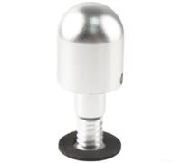 Protector de parachoques de aluminio a medida para vehículos inteligentes que abordan la vulnerabilidad y el desgaste del parachoques (cabeza de dólar plateada)