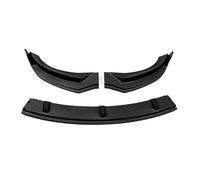 Protector de parachoques delantero Alerón del cuerpo labio parachoques delantero para el Kit cubierta protectora apto para Tesla para modelo 3 2017-2023(Glossy Carbon Fiber)