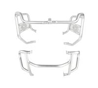 Protector De Parachoques para Motocicleta, Barras De Choque para Motor Superior E Inferior De Carretera, para TRK 702 TRK702 TRK-702 2023(Silver 1 Set)