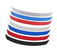 Protector de Parachoques Pegatinas Protectoras de Fibra para Volkswagen, para VW, para Golf MK6, 7, GTI, Parachoques Trasero Coche, baúl, Borde Carbono(Carbon Red)
