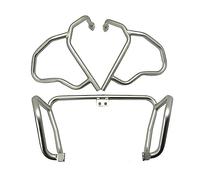 Protector De Parachoques Superior E Inferior Del Motor Para Suzuki V-storm DL250 2016-2020 Highway Freeway Crash Bar Protector De Tanque De Combustible(Plata)