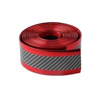 Protector de Parachoques Trasero Adhesivo para umbral de Puerta Coche, Cinta antiarañazos para Espejo Lateral, Resistente al Agua, Protector Bordes(Red 7CM)
