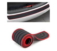 Protector de Parachoques Trasero Coche para BMW X1 F48 2016 2017 2018 2019 2020 2022,Resistente a Rayaduras Autoadhesivo Universal Umbral Maletero de Goma,A/Red-104cm×9cm