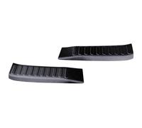 Protector De Parachoques Trasero Interior Acero Inoxidable para Toyota C-HR 2024 2025 2026 (2 Unidades)(Black)