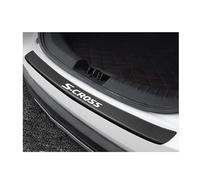 Protector de Parachoques Trasero para Suzuki S-Cross, Carbono Fibra Protección Borde de Carga Protector de Umbral de Puerta Accesorios,A
