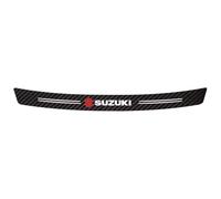 Protector de Parachoques Trasero para Suzuki Swift V 2013-2017, Carbono Fibra Protección Borde de Carga Protector de Umbral de Puerta Accesorios,A