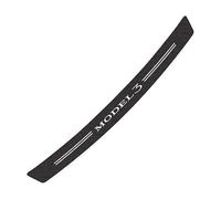 Protector de Parachoques Trasero para Tesla Model 3 2017-2020, Carbono Fibra Protección Borde de Carga Protector de Umbral de Puerta Accesorios