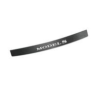 Protector de Parachoques Trasero para Tesla Model S, Carbono Fibra Protección Borde de Carga Protector de Umbral de Puerta Accesorios,A