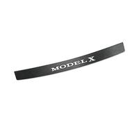 Protector de Parachoques Trasero para Tesla Model X, Carbono Fibra Protección Borde de Carga Protector de Umbral de Puerta Accesorios,A