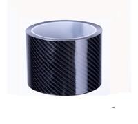 Protector de Parachoques Trasero Pegatina de Fibra Carbono 5D Tira autoadhesiva 3/5/7/10 m para umbral Puerta, Parachoques protección antipisones, Cinta Decorativa para Coche(7cm,3M)