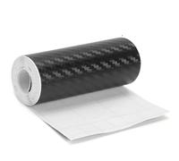 Protector de Parachoques Trasero Tira Protectora de Fibra Carbono 10/7/5/3/1 m, Pegatina para Parachoques Coche, protección para umbral Puerta, Cinta Decorativa(10cm,5m)