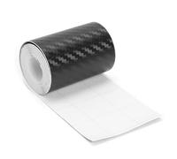 Protector de Parachoques Trasero Tira Protectora de Fibra Carbono 10/7/5/3/1 m, Pegatina para Parachoques Coche, protección para umbral Puerta, Cinta Decorativa(5cm,10m)