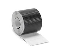 Protector de Parachoques Trasero Tira Protectora de Fibra Carbono 10/7/5/3/1 m, Pegatina para Parachoques Coche, protección para umbral Puerta, Cinta Decorativa(3cm,5m)