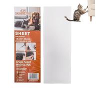 Protector de pared antiarañazos para gatos - Paquete de 5 cintas transparentes, película antiarañazos extraíble para quitar y pegar | de autoadhesiva transparente |