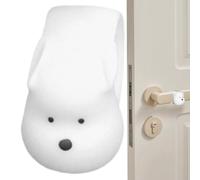 Protector de pared con tope de puerta,Protector de pared con perilla de puerta | de manija de en forma de oso Topes de de | Práctico protector de perilla de silenc
