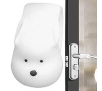 Protector de pared con tope de puerta,Protector de pared con perilla de puerta - Topes de de en forma de oso Tope de de silicona,Práctico protector de para, silenciado