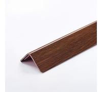 Protector de pared de 100 cm, 3 piezas adhesivas de PVC para Impact Resi, ideal para decoración del hogar y la oficina (nogal negro, 20 mm)
