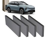 Protector de pared de espuma autoadhesivo anticolisión | 4 protectores de pared para parachoques de puerta de coche, para yeso, madera, metal, yeso, piedra, estacionamiento, gimnasio