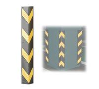 Protector de pared de goma para garaje, protector de esquina para esquinas, escaleras, barandillas, ascensores, columnas, parachoques de goma reflectante, para estacionamientos, garajes, fábricas y