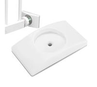 Protector de pared de la puserta del bebé - de pared de extensión de la puerta de escalera, paredes de seguridad negras de protescción protector de protecsción para puertas montadas en la pre