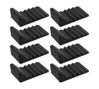 Protector de pared detrás del cubo de basura, protector adhesivo para el suelo, protectores de silicona para cubos de basura, para apartamentos, caravanas, camping, oficina, restaurante, hotel