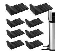 Protector de pared detrás del cubo de basura | Protector de basura sin taladrar | Parachoques de silicona para evitar el deslizamiento de la bandeja - Adecuado para acampar Habitaciones de estudiantes