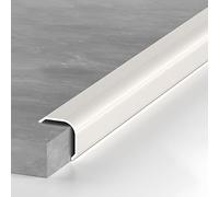 Protector de pared Ed de 90 cm, paquete de 3 adornos de azulejos de aluminio, resistente a damas, resistente a los impactos, instalación rápida y fácil, ideal para paredes (Sle 2, 20 mm)