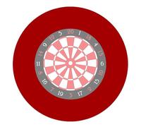 Protector de pared para dardos - Anillo protector para rompecabezas, borde de EVA para dardos | Red Darting Training Darts Collection Board, protector de pared para dardos para dormitorio, dor,