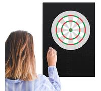Protector de pared para diana de dardos - Anillo de protección de espuma EVA, fácil instalación | Panel trasero y versátil, cojín grueso que absorbe los golpes para sala de juegos o