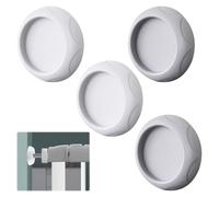 Protector de pared para puerta de bebé, 4 piezas, accesorios para puerta de escalera, protector de pared para proteger la seguridad de bebés y mascotas